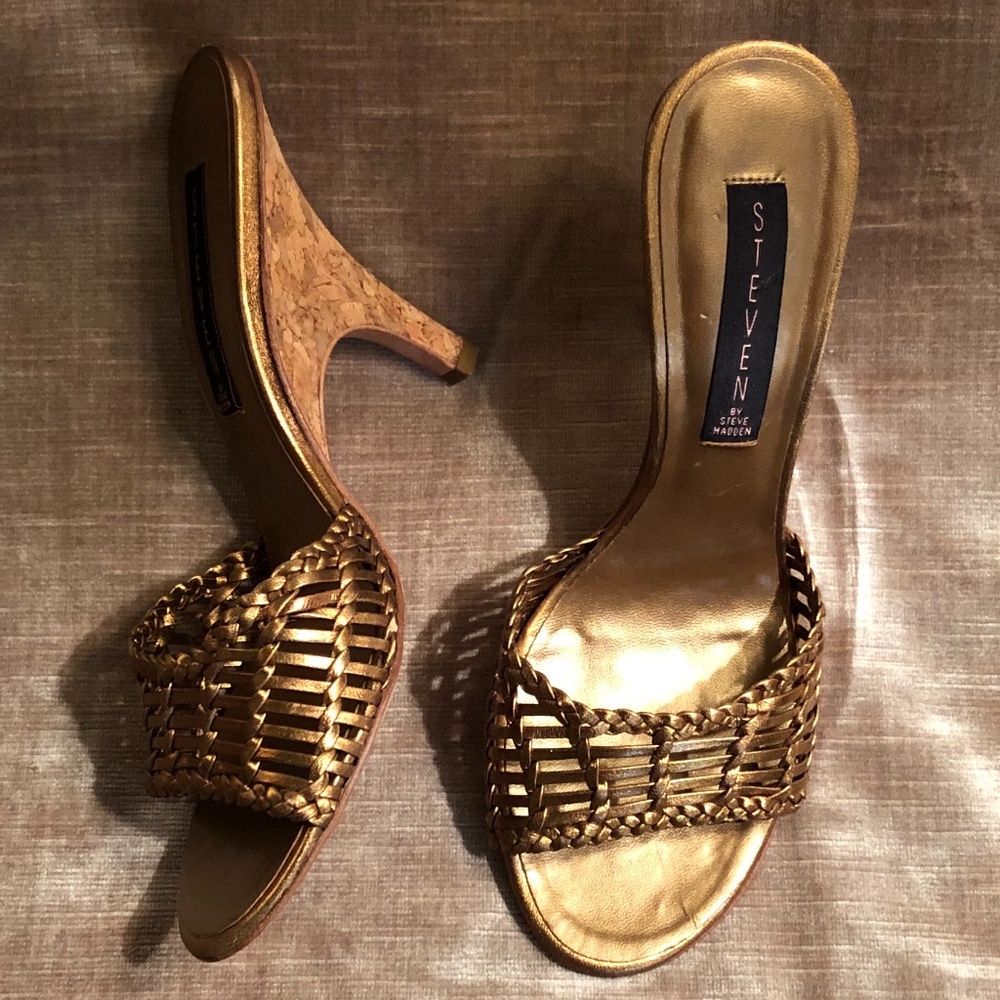 Steven by Steve Madden Yancy  Leather Slide Sandals